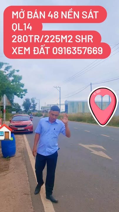 Đất nền Minh Thắng - Bình Phước 225m² giá 250 triệu - Đầu tư sinh lời ngay!