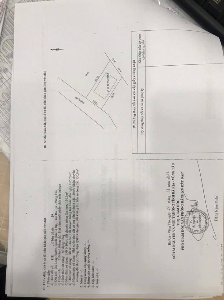 Đất nền Long Phước 210m² giá 1.8 tỷ - Sổ đỏ chính chủ, thổ cư 80m²!