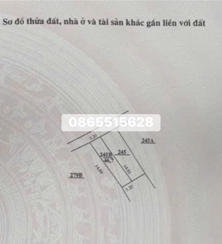 Đất Nhân Trạch, Phú Lương 46.7m² giá 6.5 tỷ - Đầu tư sinh lời nhanh!