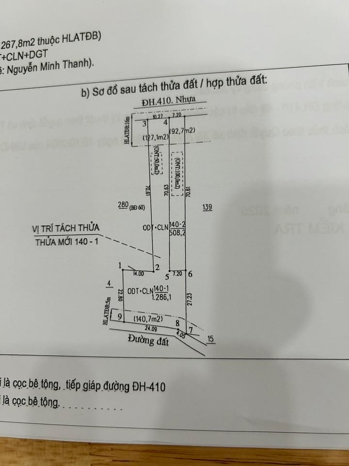 Đất nền Tân Uyên 1286m² giá 5 tỷ - Đất nở hậu, vị trí đẹp!