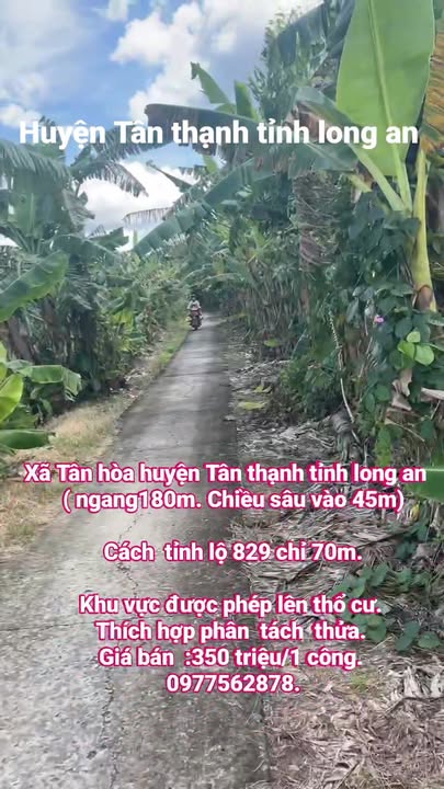 Đất nông nghiệp Tân Hòa 8100m² giá 28 tỷ - Mặt tiền khủng 180m