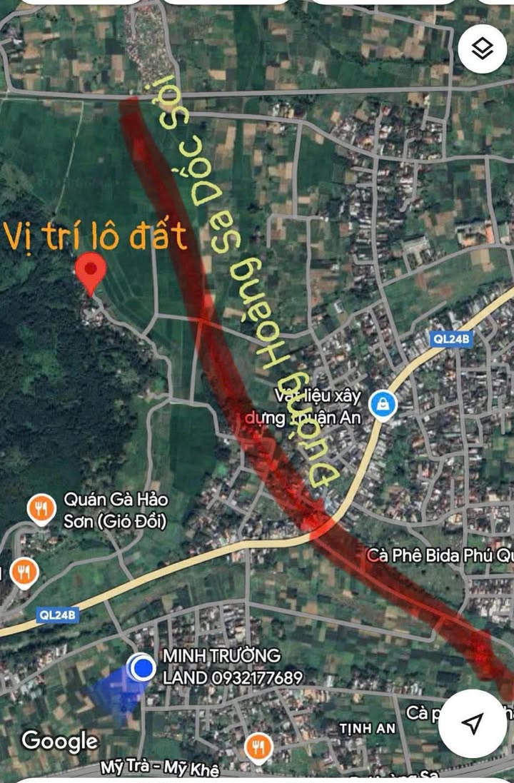 Đất nền Trương Quang Trọng, Quảng Ngãi 100,7m² chỉ 500 triệu - Sổ hồng chính chủ!