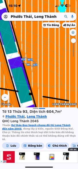 Đất nền Phước Thái Long Thành 560m² giá 3.2 tỷ - Đầu tư sinh lời ngay!