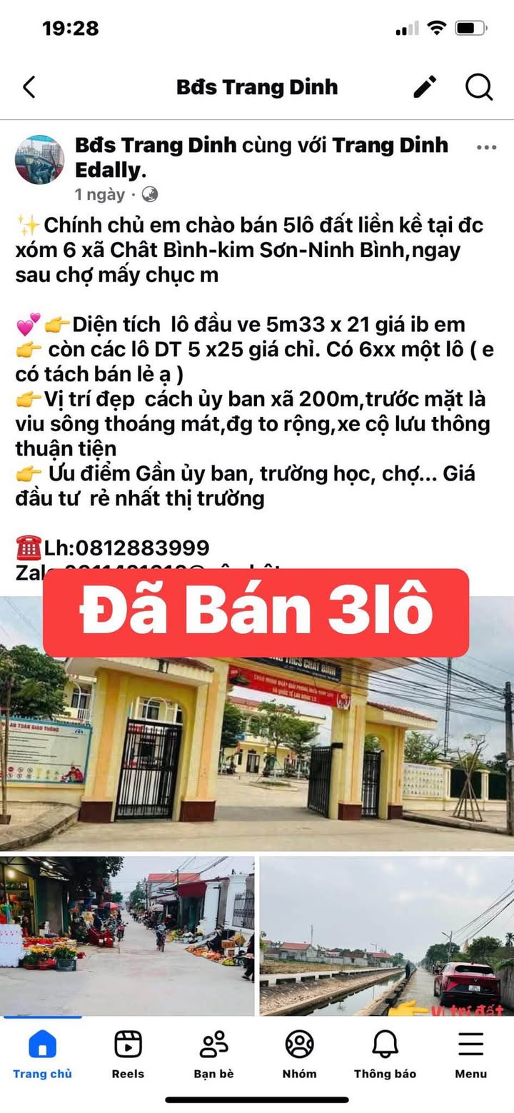 Đất nền liền kề xã Chất Bình 130m² giá chỉ từ 500 triệu - Cơ hội đầu tư tuyệt vời!