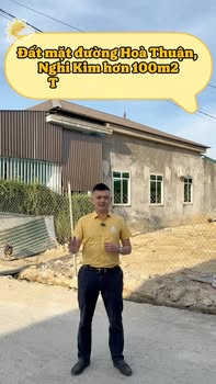 Đất mặt đường Hòa Thuận, Nghi Kim 109m² giá 2.7 tỷ - Đầu tư sinh lời lý tưởng!