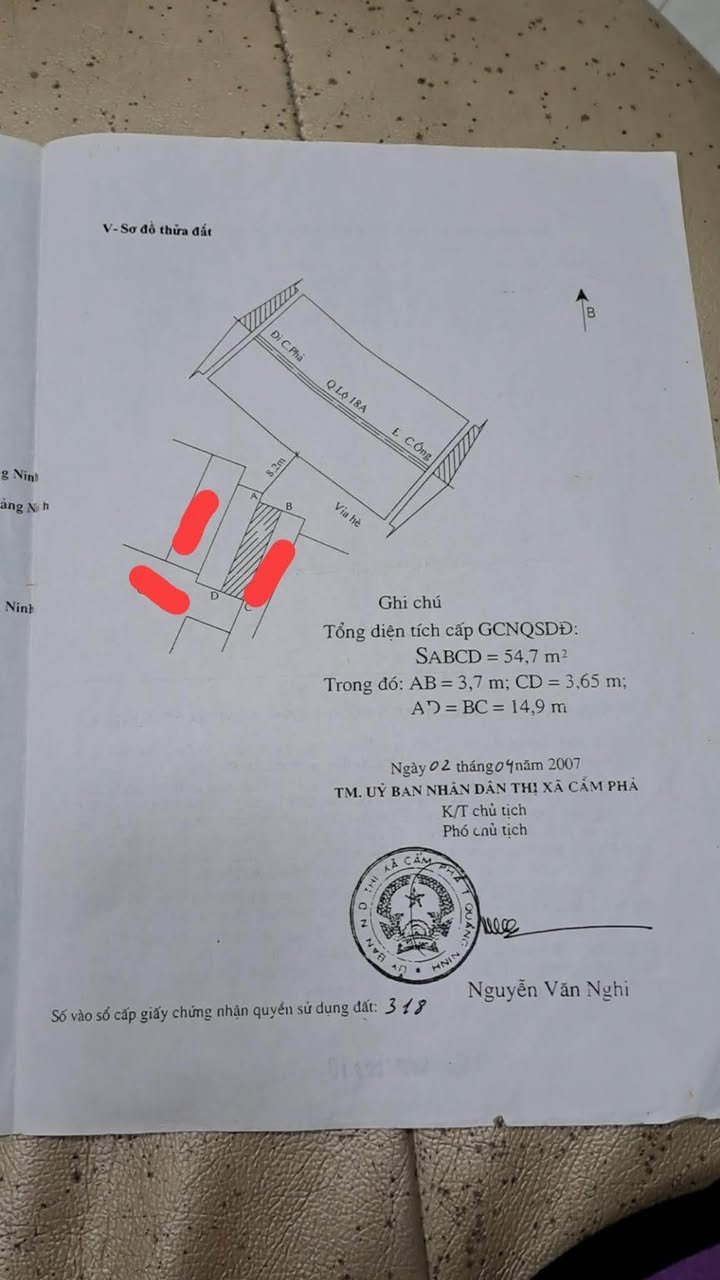 Bán đất tặng nhà cấp 4 tại phường Cẩm Thịnh - Diện tích 74m², giá 2.6 tỷ - Đầu tư sinh lời!