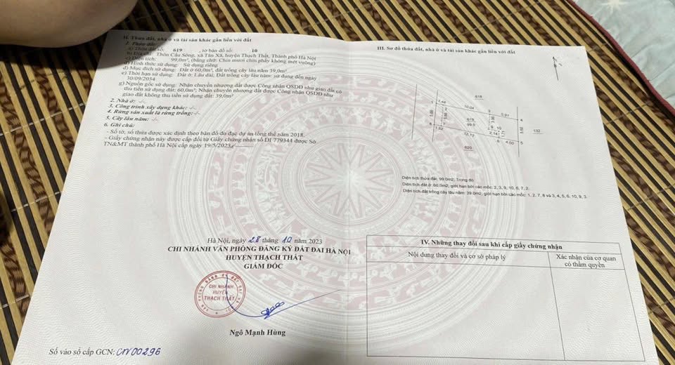 Đất thổ cư 60m² tại Tân Xã, Thạch Thất, 99m² - Giá chỉ 3x triệu VND!