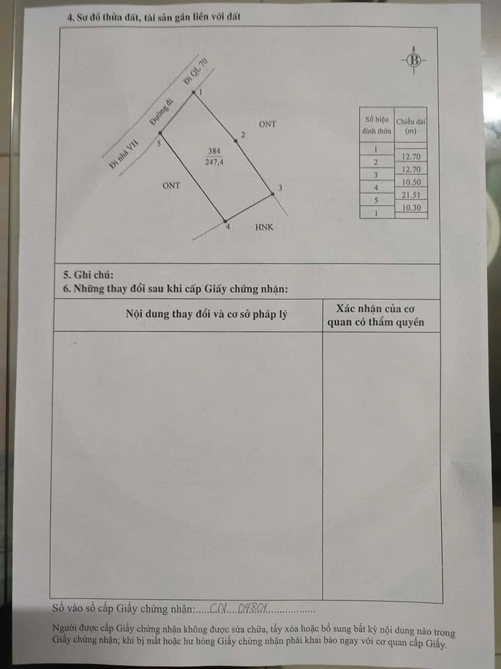 Đất nền khu phố 7 Ngọc Quan, Đoan Hùng 247m² - Đường rộng ô tô vào tận sân!