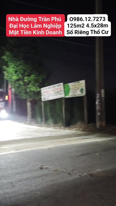Nhà mặt tiền kinh doanh Trần Phú, Trảng Bom 125m² - Sổ riêng thổ cư, giá thỏa thuận!