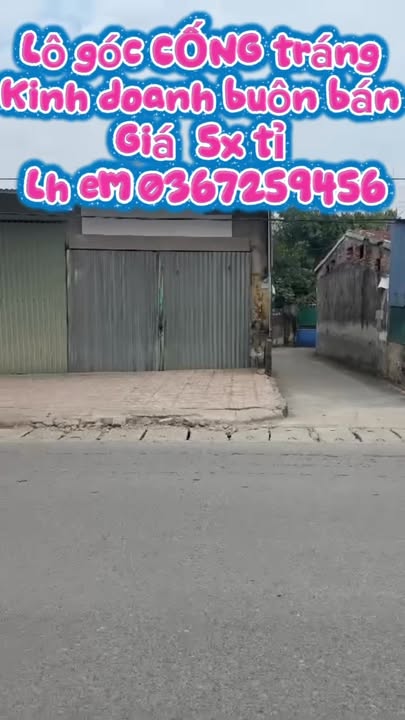 Đất nền góc đường Cống Tráng, Yên Mỹ 96m² giá chỉ 5 tỷ - Cơ hội đầu tư hiếm có!