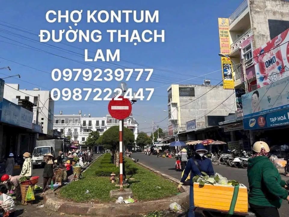 Bán nhà mặt tiền chợ lớn TP Kon Tum 86m² - Kinh doanh sầm uất ngay trung tâm!