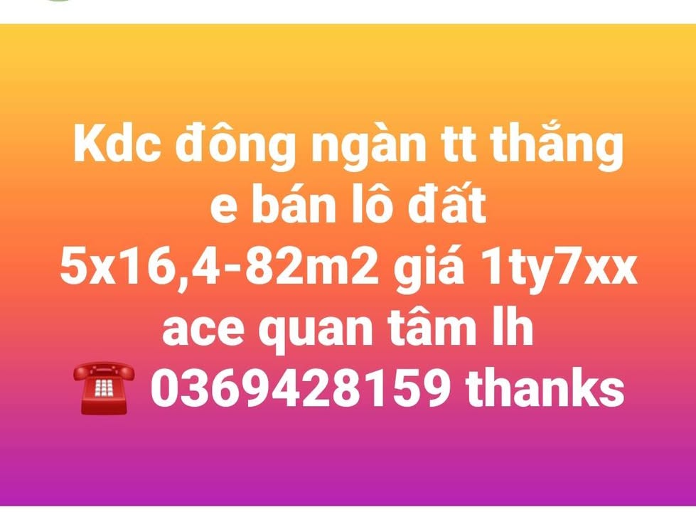Đất nền Hiệp Hòa 82m² giá 1.7 tỷ - Đầu tư sinh lời ngay!