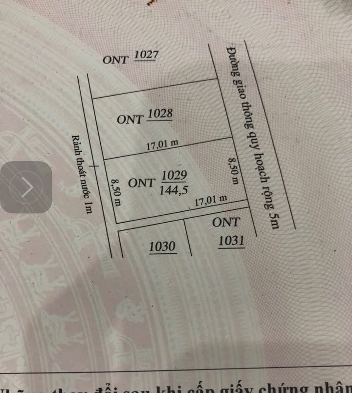 Đất ở tuyến 2 QL1A Hoàn Lão, 144m² giá 900 triệu - Hướng Đông, gần chợ!