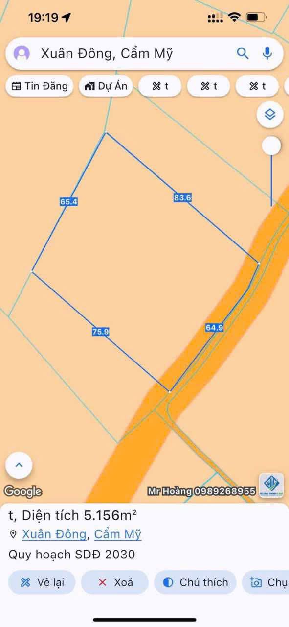 Đất nền xã Xuân Tây, Cẩm Mỹ, 1800m² giá 2.7 tỷ - Đầu tư sinh lời ngay!