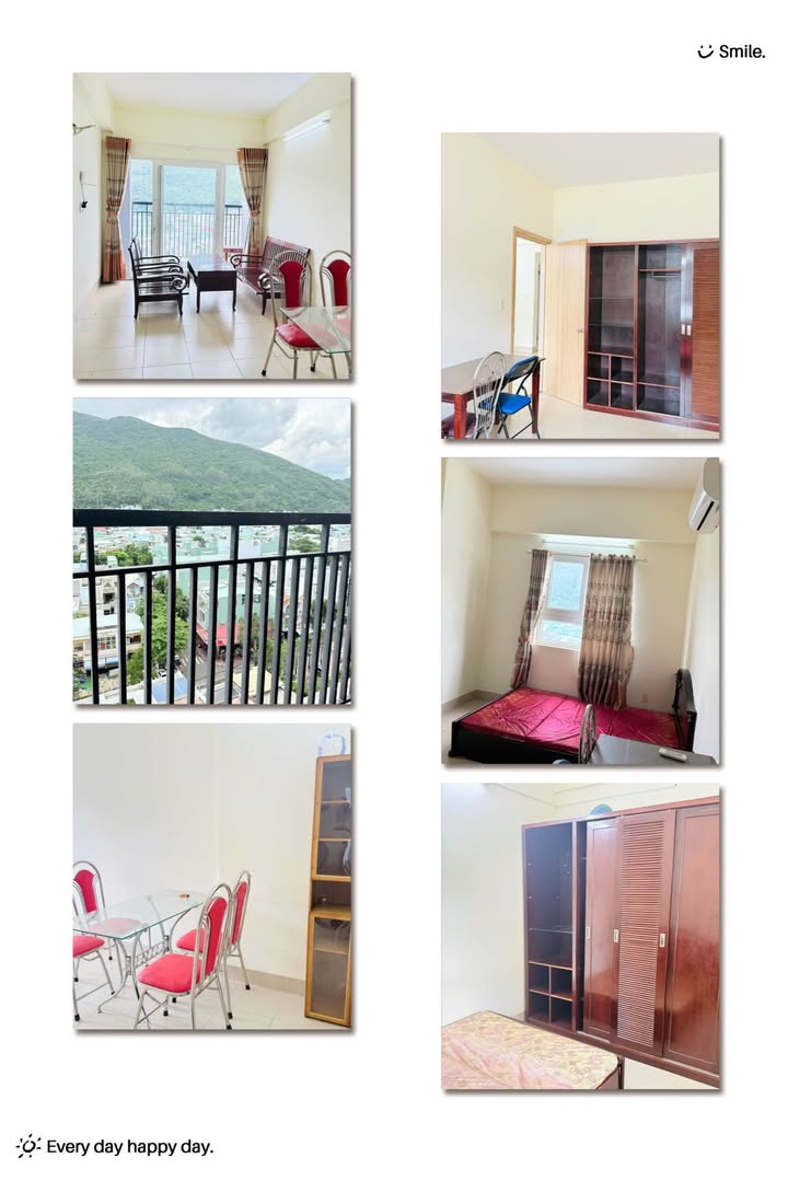 Chung cư Hoàng Văn Thụ Quy Nhơn 2PN giá 4.5 triệu - Full nội thất hiện đại!