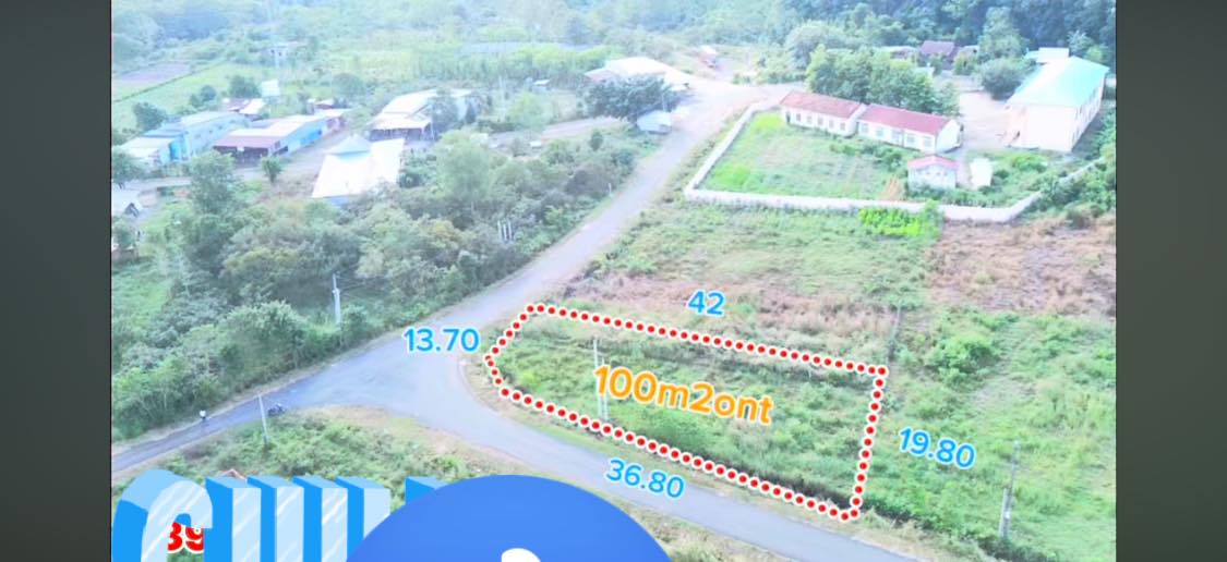 Đất nền 2 mặt tiền ấp 9 Thanh Hòa 100m² giá 550 triệu - Đầu tư sinh lời cao!