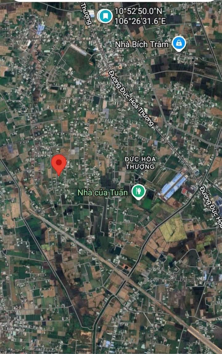 Đất nền mặt tiền 1000m² xã Đức Hòa Thượng - 3,6 tỷ, sổ hồng chính chủ!