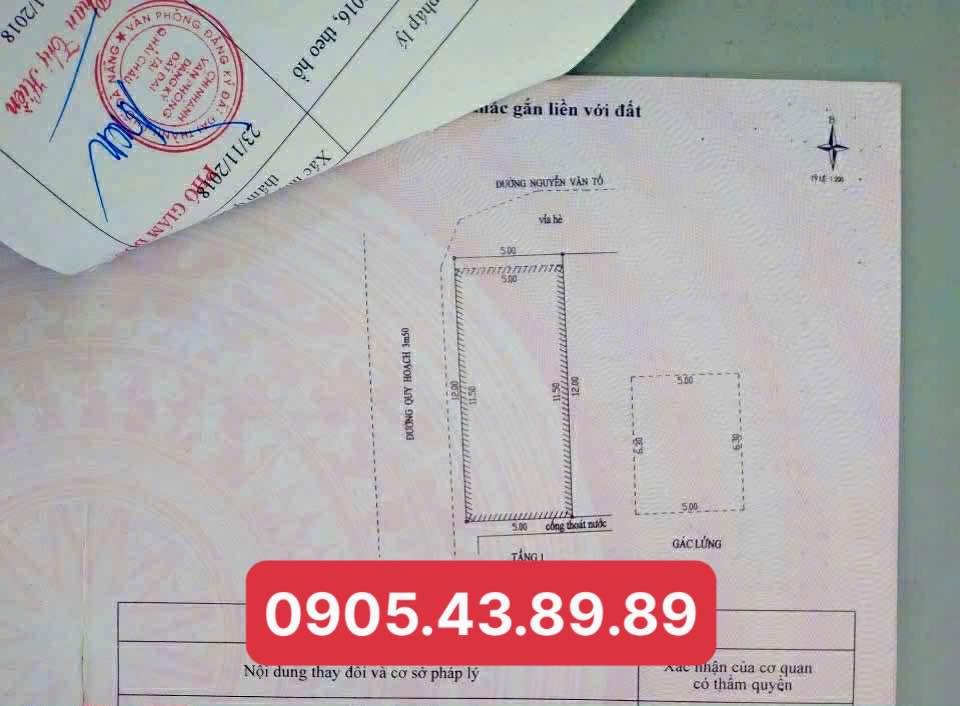 Nhà 60m² đường Nguyễn Văn Tố, Đà Nẵng - Lô góc 2 mặt tiền siêu hiếm!