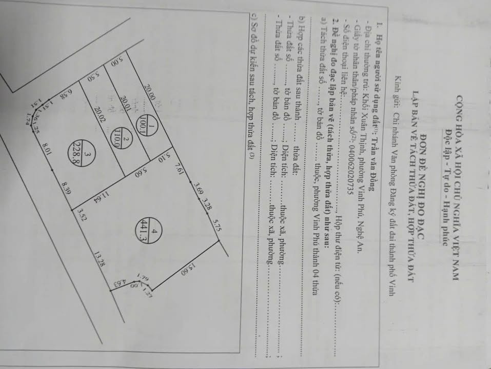 Đất ở Nghi Đức, Vinh 110m² - Vị trí đẹp, giá thỏa thuận!