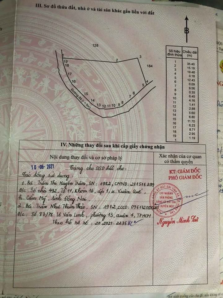 Đất nền 1300m² xã Hòa Hiệp - Bà Rịa Vũng Tàu giá 1.8 tỷ - Cơ hội đầu tư hấp dẫn!