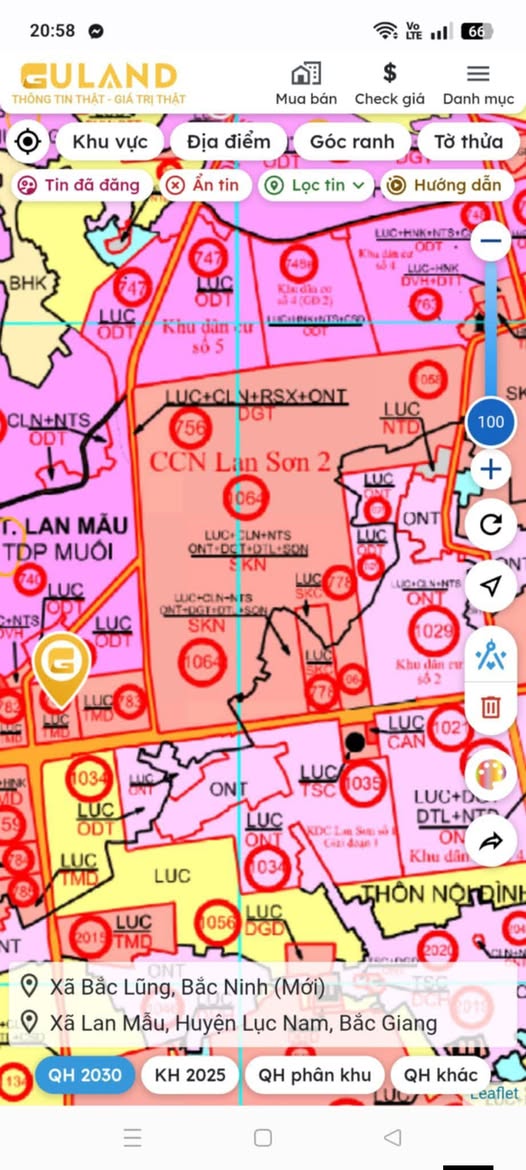 Đất nền Lục Nam 200m² giá 1 tỷ - Hai mặt tiền vuông vắn, vị trí đắc địa!