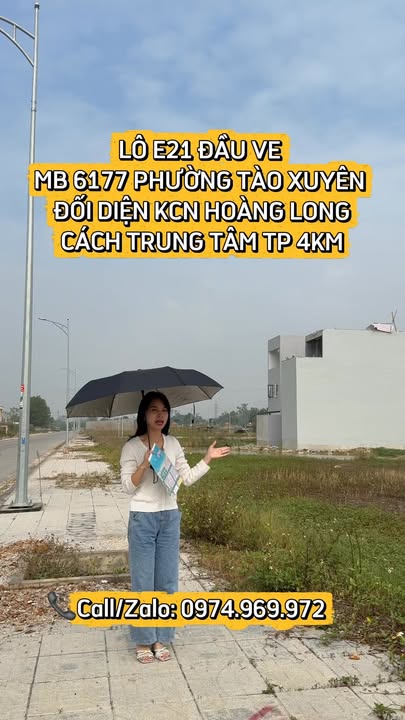 Đất nền Lô E21 MB 6177 Tào Xuyên 100,5m² giá 2,142 tỷ - Đối diện trường học, cơ hội đầu tư lý tưởng!