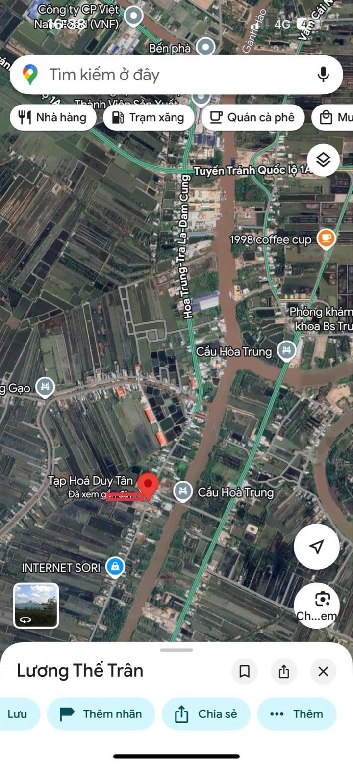 Đất thổ cư 581m² tại Ấp Hoà Trung, Cái Nước chỉ 350 triệu - Đầu tư sinh lời ngay!