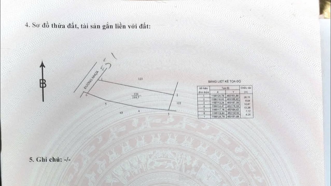 Đất thổ cư 194m² tại Phước Bửu, Hồ Tràm - Giá chỉ 1.86 tỷ!
