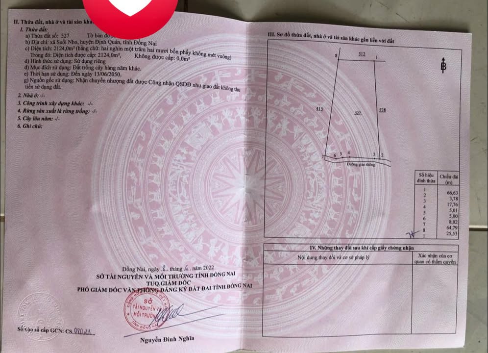 Đất Suối Nho Định Quán 2,1 sào giá 1 tỷ - Sổ riêng chính chủ!