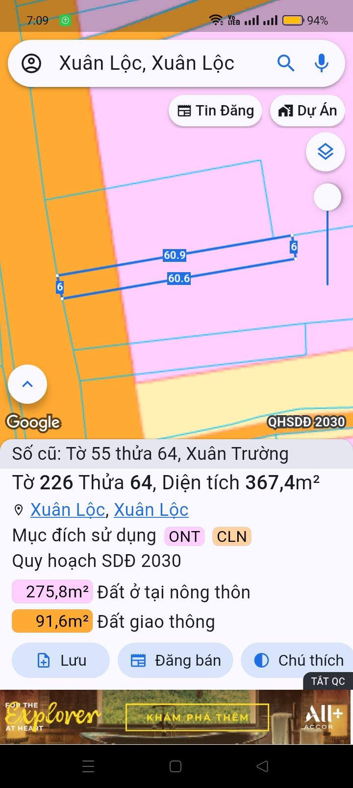 Đất nền mặt tiền Hùng Vương, Gia Ray, Xuân Lộc 360m² - Cơ hội đầu tư tuyệt vời!