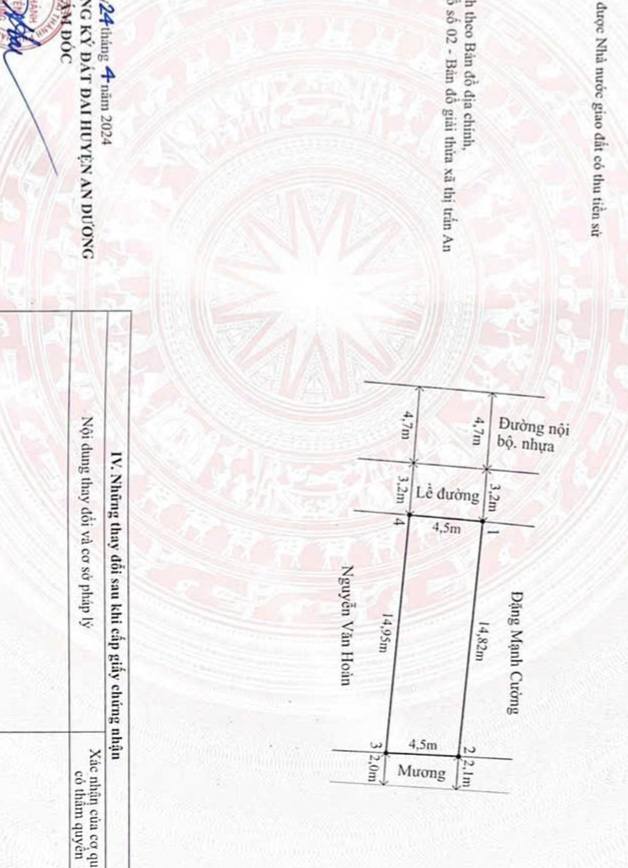 Đất nền phường An Dương Hải Phòng 67m² giá 2.3 tỷ - Đường trước nhà 8m, ô tô vào tận nơi!