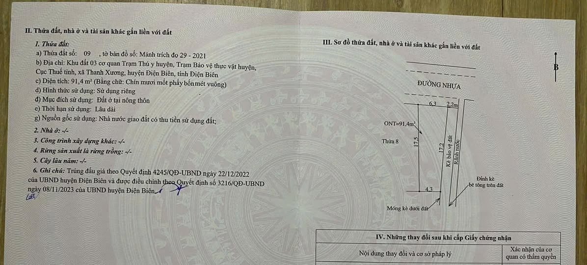 Đất nền mặt đường nhựa khu C17, Điện Biên 91.4m² giá 700 triệu - Cơ hội đầu tư tuyệt vời!