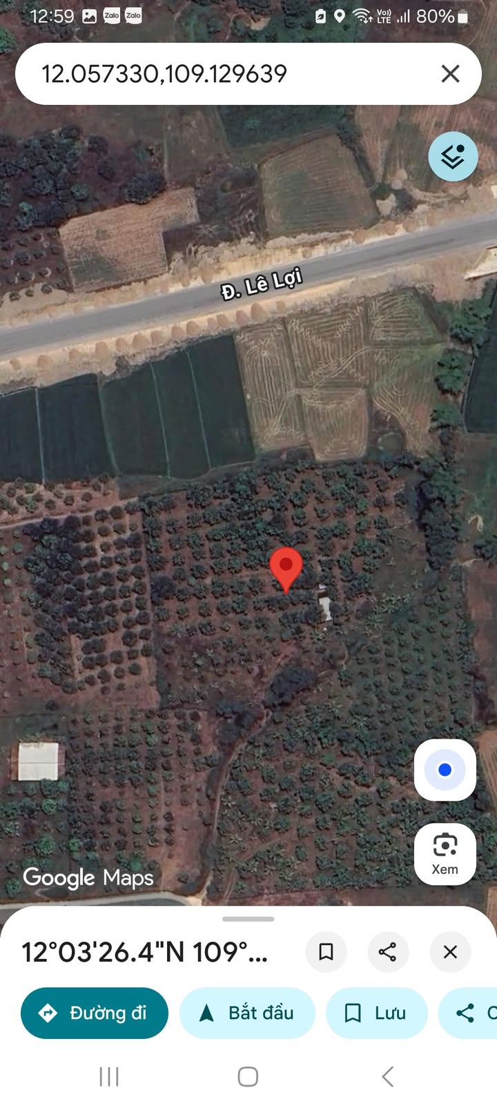 Đất nền Cam Đức, đường Lê Lợi 7500m² giá 12 tỷ - Đầu tư sinh lời ngay!