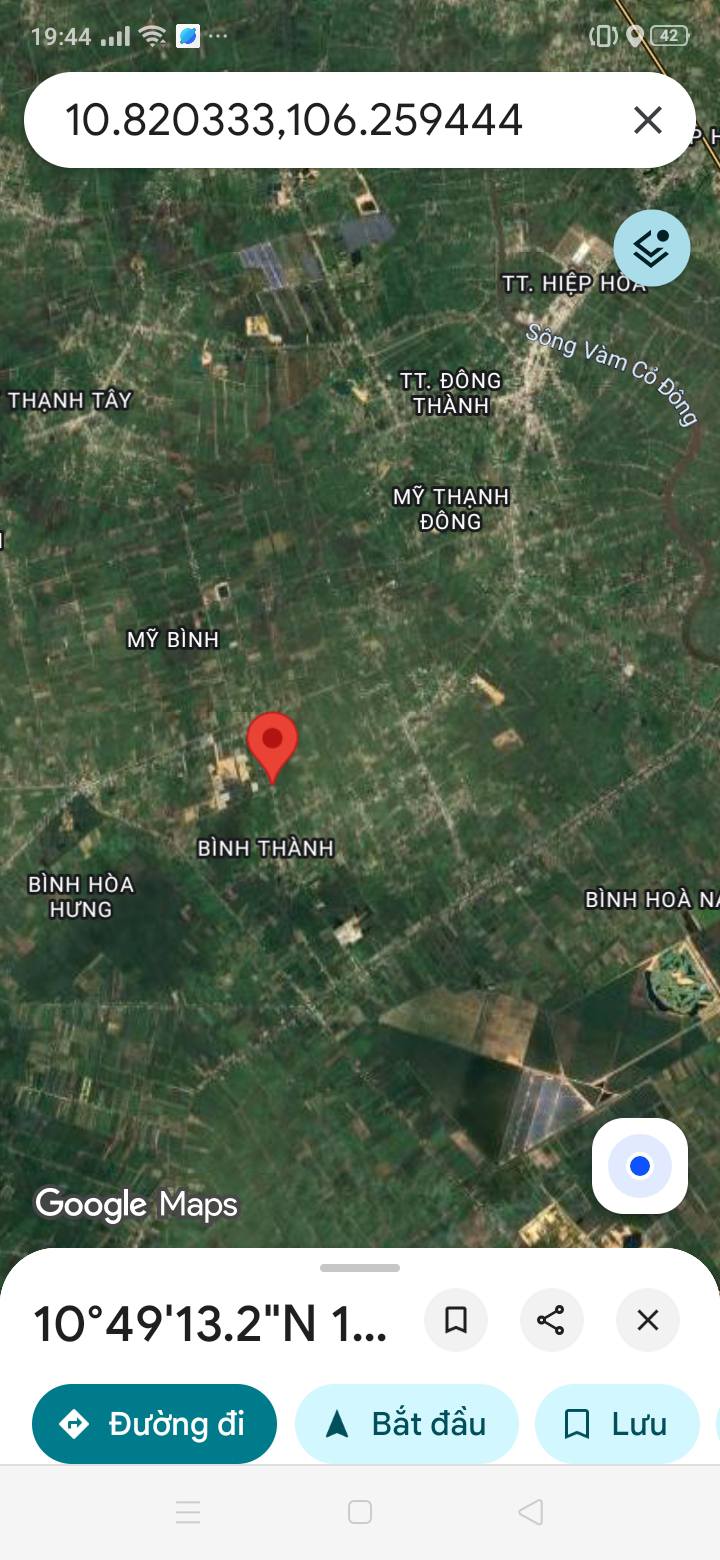 Đất nền thổ cư mặt tiền đường 839, Bình Thành, Đức Huệ, 1247m² - Giá chỉ 2.5 tỷ VND, thích hợp đầu tư!