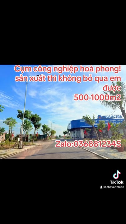 Kho xưởng 480m² Cụm công nghiệp Hòa Phong - Giá thỏa thuận hấp dẫn!