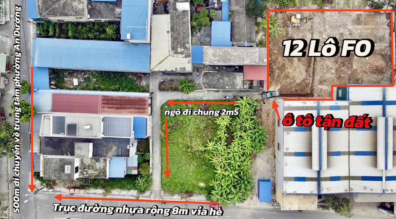 Đất nền 50m² Lê Lợi, An Dương, Hải Phòng giá chỉ 900 triệu - Đầu tư sinh lời ngay!