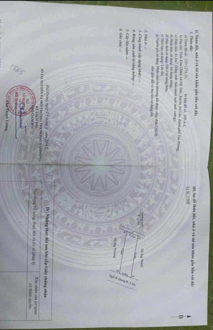 Đất nền Kim Châm, An Lão 62m² giá 560 triệu - Cơ hội đầu tư lý tưởng!