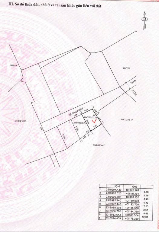 Đất thổ cư Hiệp Hoà - Quảng Yên 73m² giá 1.2 tỷ - Sổ hồng chính chủ!