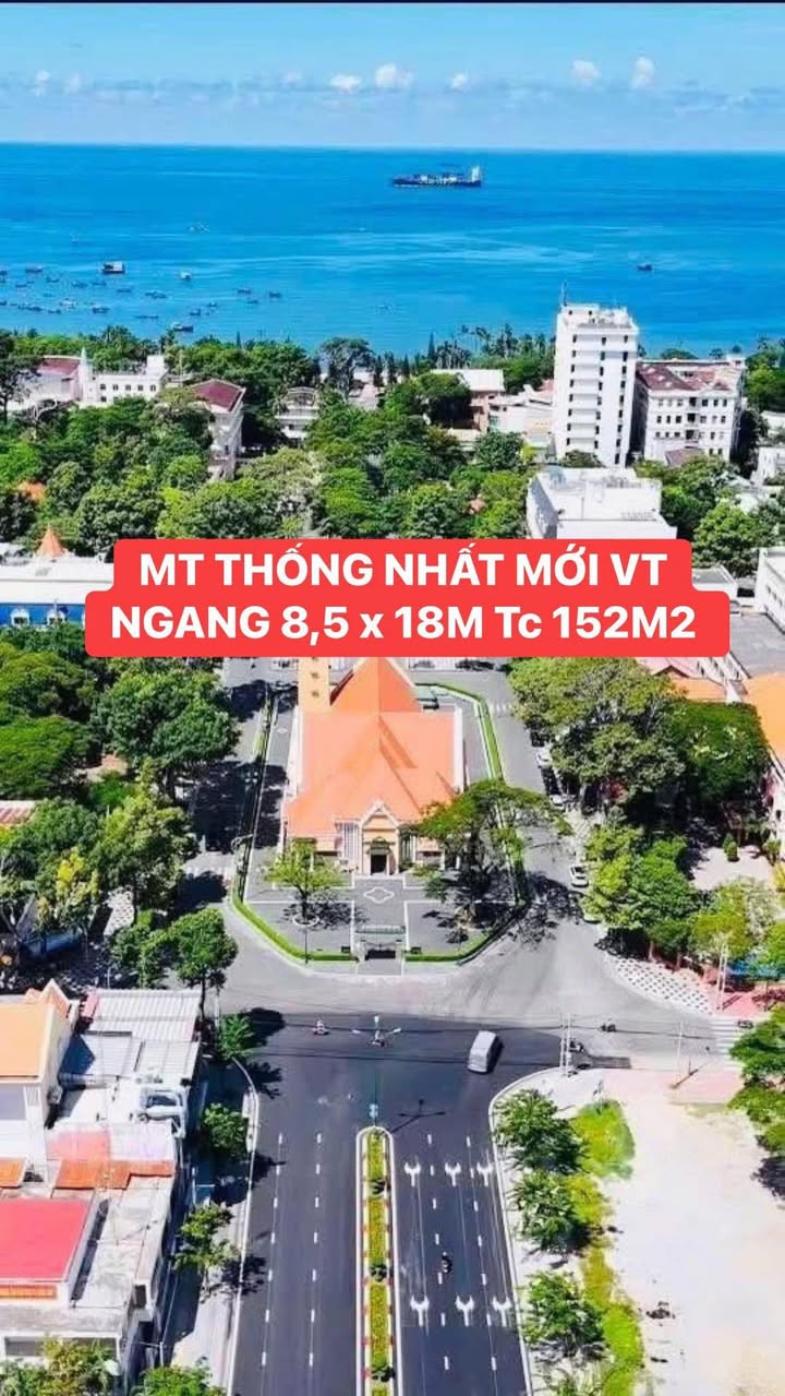 Đất mặt tiền Thống Nhất Mới, Vũng Tàu 152m² giá 23.9 tỷ - Cơ hội đầu tư tuyệt vời!
