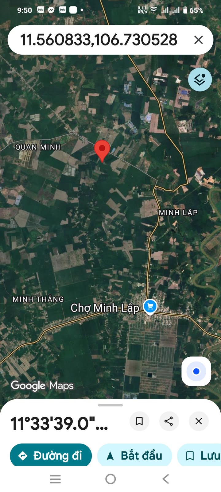 Đất thổ cư 200m² tại Quang Minh, Chơn Thành - Giá chỉ 1.1 tỷ VND
