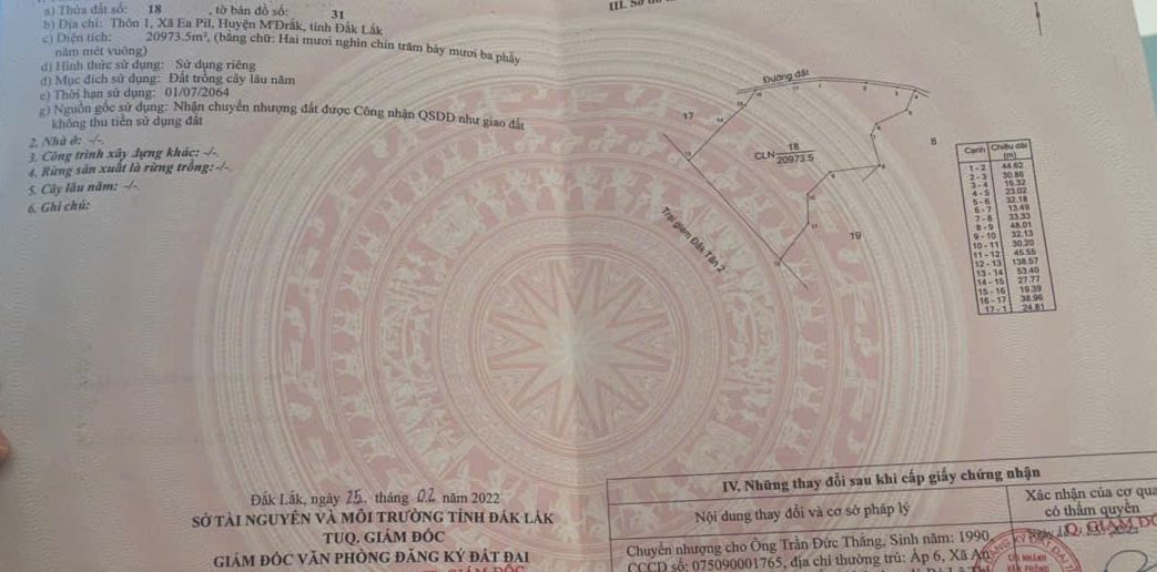 Đất nền 2ha tại Ea Pil, M'Đrắk giá chỉ 500 triệu - Cơ hội đầu tư tuyệt vời!