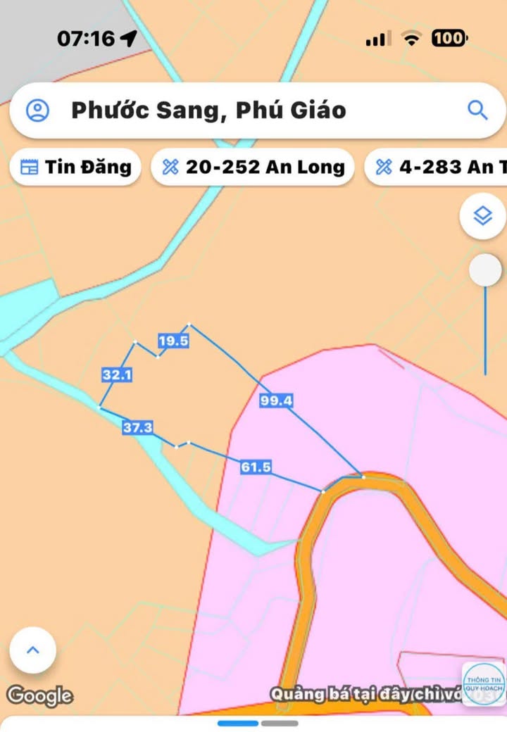 Đất nền Phước Sang, Phú Giáo 3500m² - Phù hợp xây nhà vườn lý tưởng!