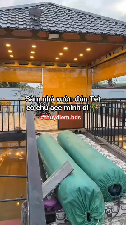 Nhà vườn 2300m² xã Bình Lãng, Tân Trụ, Long An - 6PN, Hồ Bơi, Sân Pickleball, chỉ 9.8 tỷ!