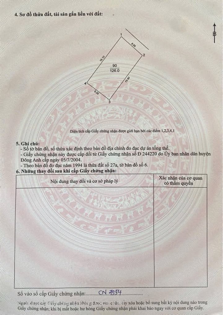 Lô đất Kim Chung, Đông Anh 126m² giá thương lượng - Cơ hội đầu tư tuyệt vời!