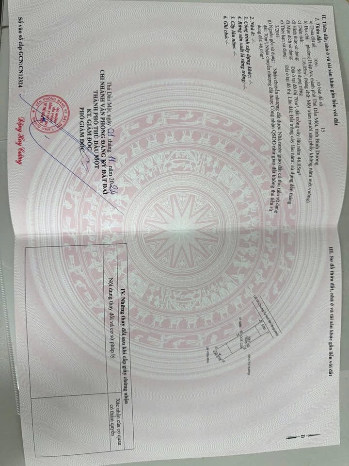 Đất Hiệp An, Thủ Dầu Một 115m² giá 1.79 tỷ - Đất vuông đẹp, xây dựng ngay!