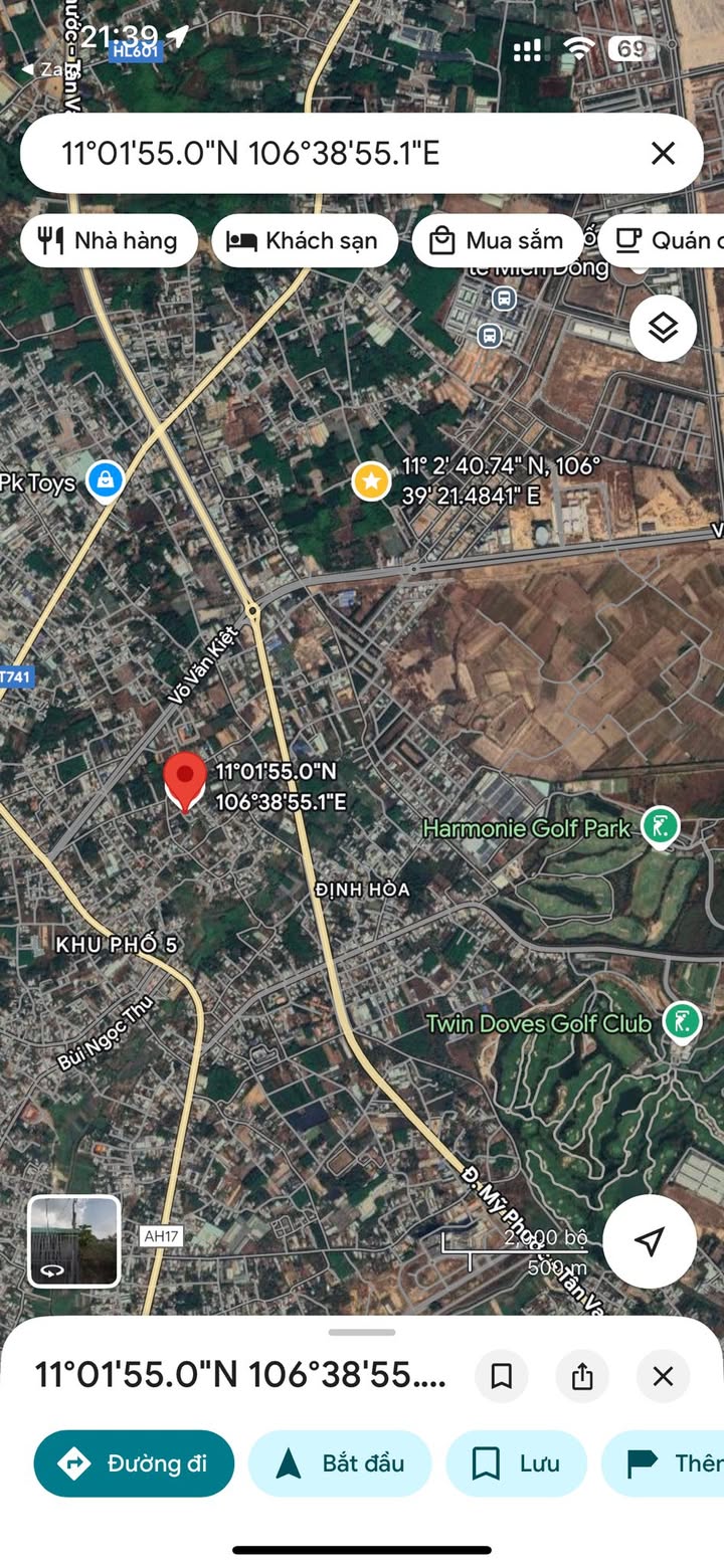 Đất thổ cư Định Hòa, Thủ Dầu Một 70m² giá 1.6 tỷ - Sẵn sàng giao dịch ngay!