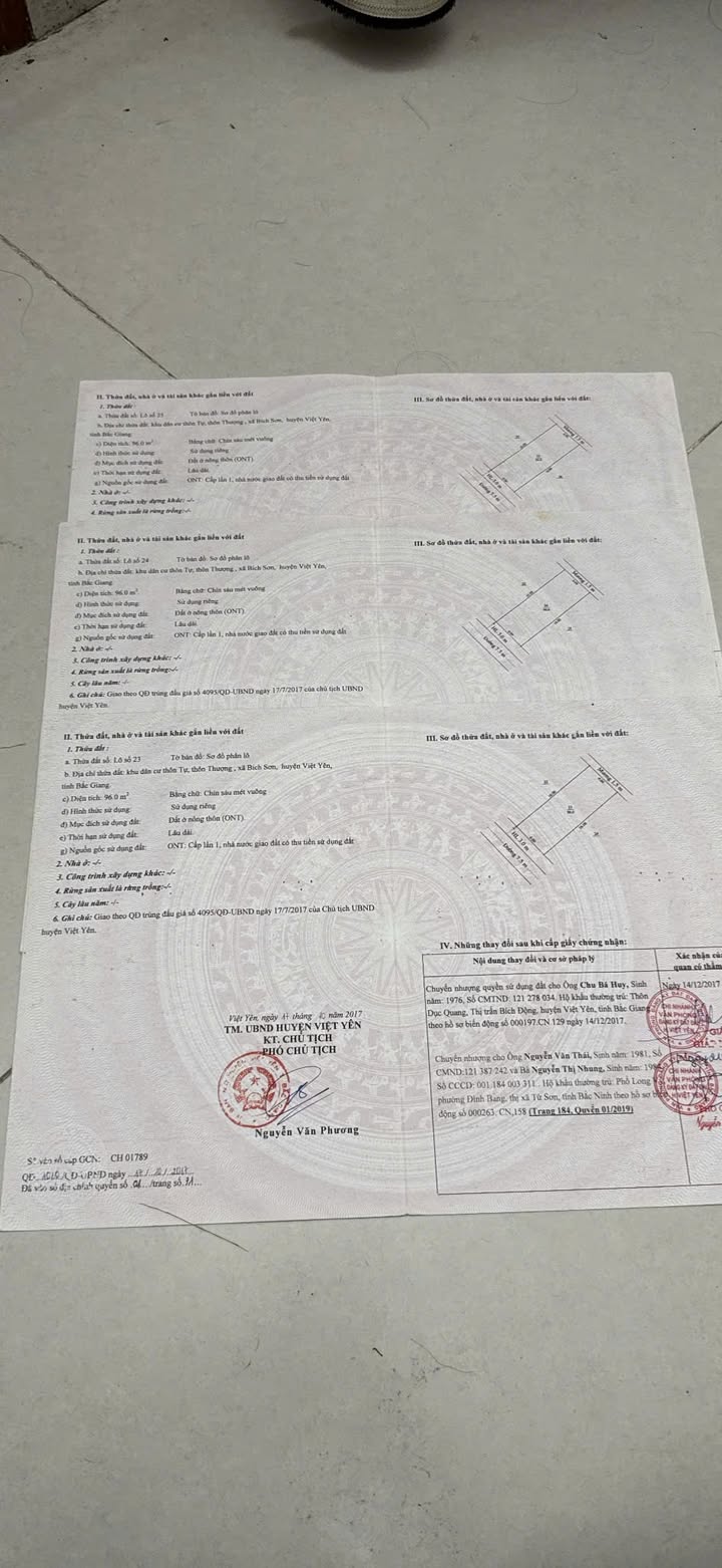 Đất bán chính chủ 288m² đường Anh Thơ, Bắc Giang - Kinh doanh thuận lợi!