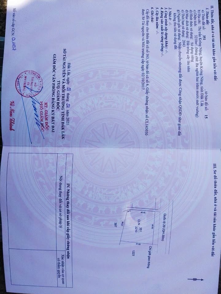 Đất nền 3,2 sào Quốc lộ 29, xã Tam Giang, 7,2 tỷ - Tiềm năng đầu tư mạnh mẽ!