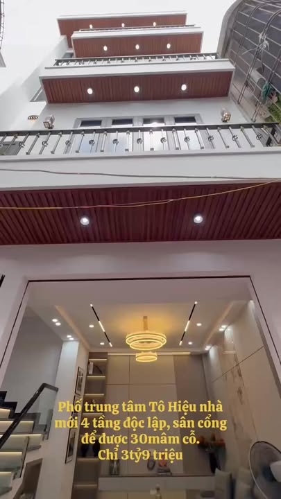 Nhà phố Tô Hiệu, Hải Phòng 57m² giá 3.6 tỷ - Thiết kế hiện đại, full nội thất!