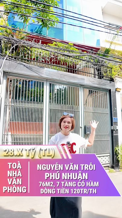 Cho thuê văn phòng 7 tầng tại Nguyễn Văn Trỗi, Phú Nhuận - Khai thác ngay với giá thỏa thuận!